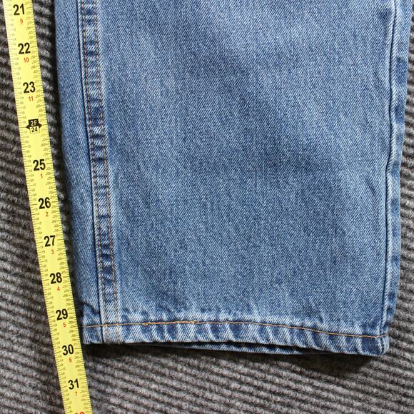 Levi’s 505 Jeans Men's 40x30 Blue Regular Straight Medium Wash - Picture 8 of 10